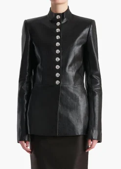 Samuel Jacket in Black Leather