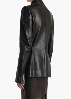 Samuel Jacket in Black Leather