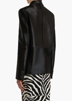 Saraphina Jacket in Chocolate Haircalf