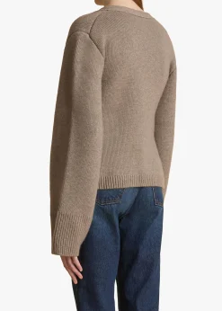 Scarlet Cardigan in Barley