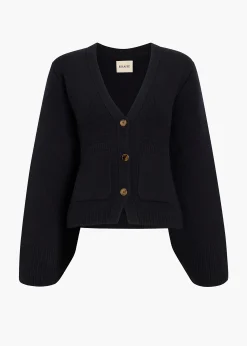 Scarlet Cardigan in Black