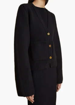 Scarlet Cardigan in Black