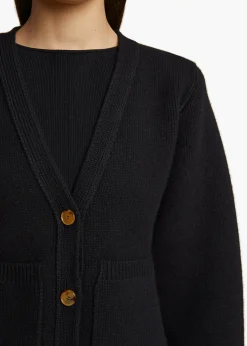 Scarlet Cardigan in Black