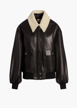 Shellar Jacket in Black Leather
