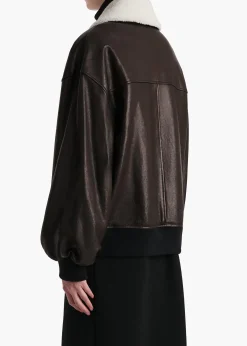 Shellar Jacket in Black Leather