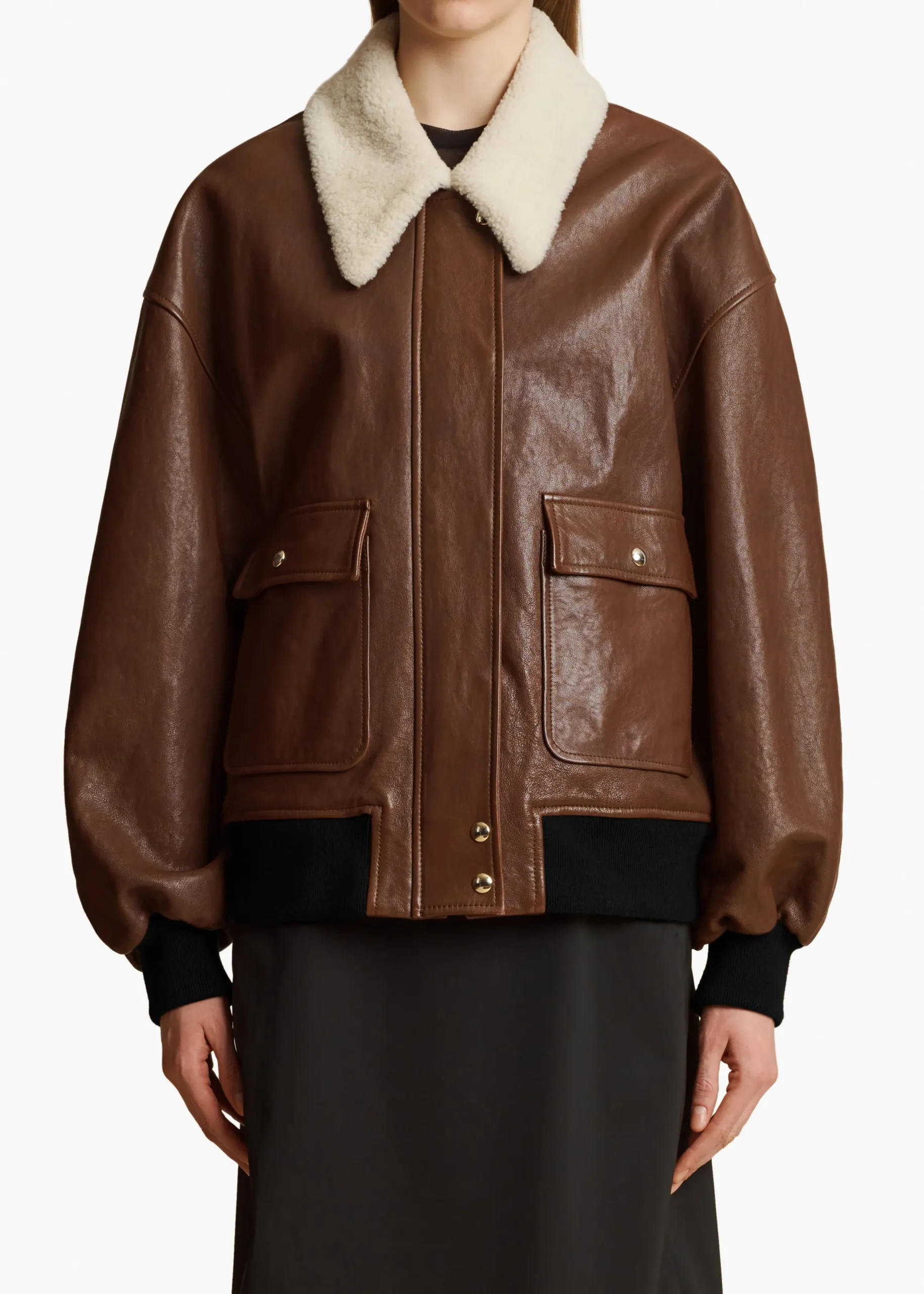 Shellar Jacket in Classic Brown Leather