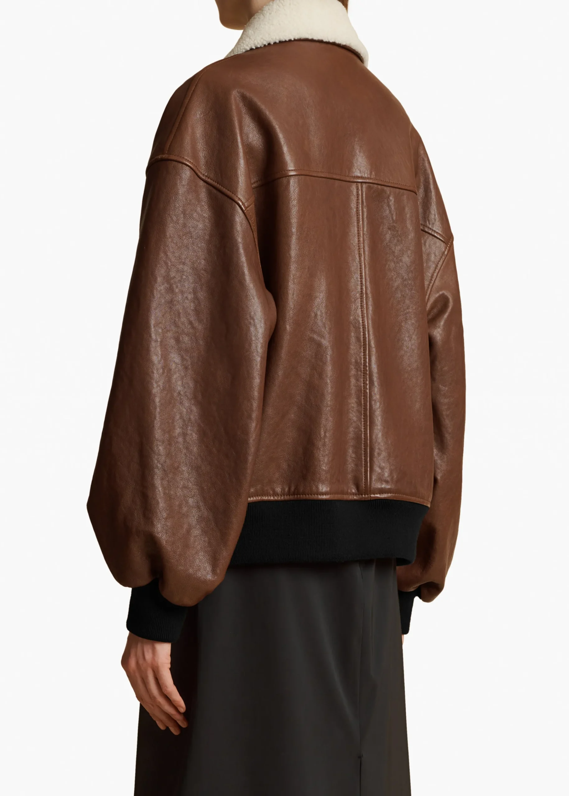 Shellar Jacket in Classic Brown Leather