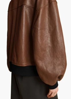 Shellar Jacket in Classic Brown Leather