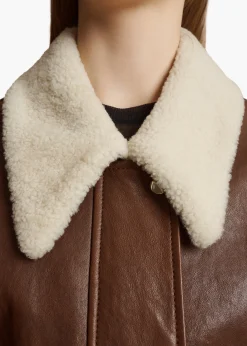 Shellar Jacket in Classic Brown Leather