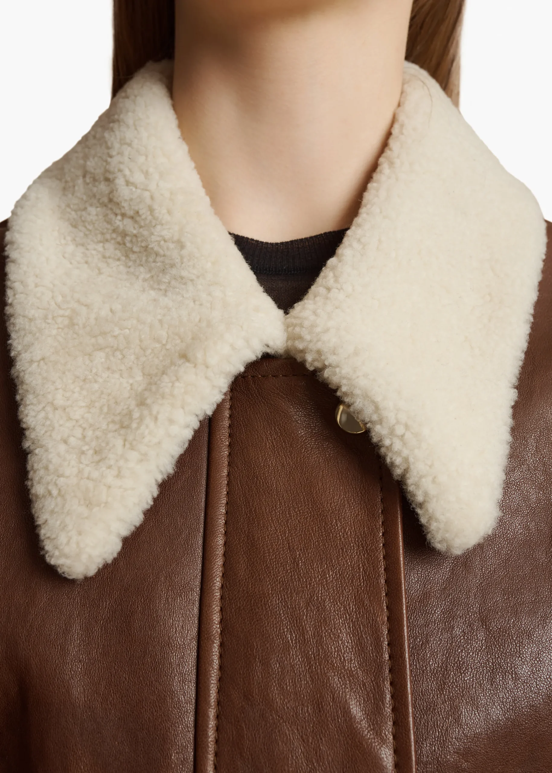 Shellar Jacket in Classic Brown Leather