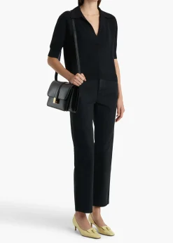 Shrunken Jo Sweater in Black