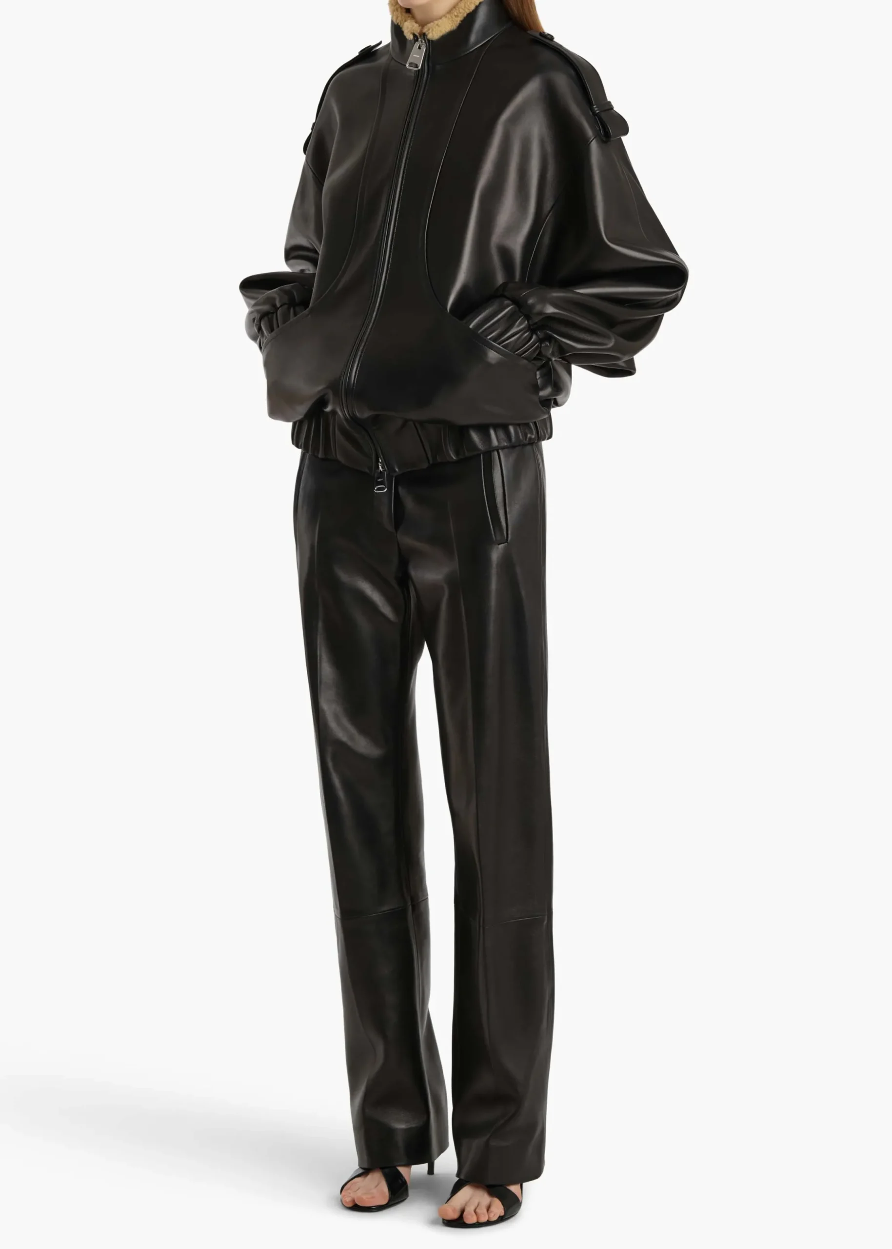 Sigi Jacket in Black Leather