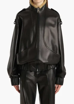 Sigi Jacket in Black Leather