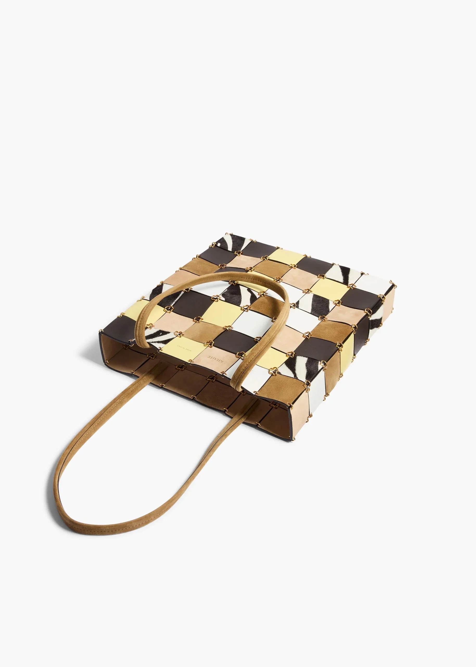 Small Emma Tote in Powder Multi Leather