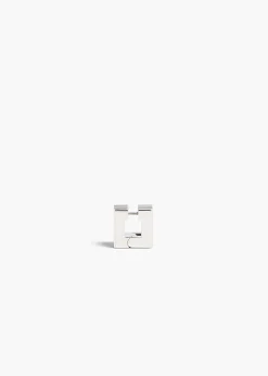 Small Empire Earrings in Silver