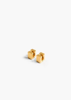 Small Empire Earrings in Gold