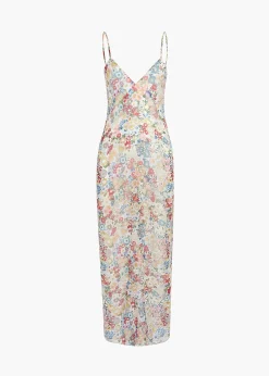 Taja Dress in Cream Multi