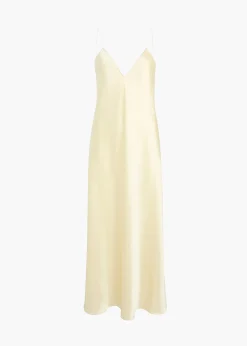 Taja Dress in Pale Yellow