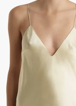 Taja Dress in Pale Yellow
