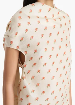 Tatia Dress in Ditsy Rose Print