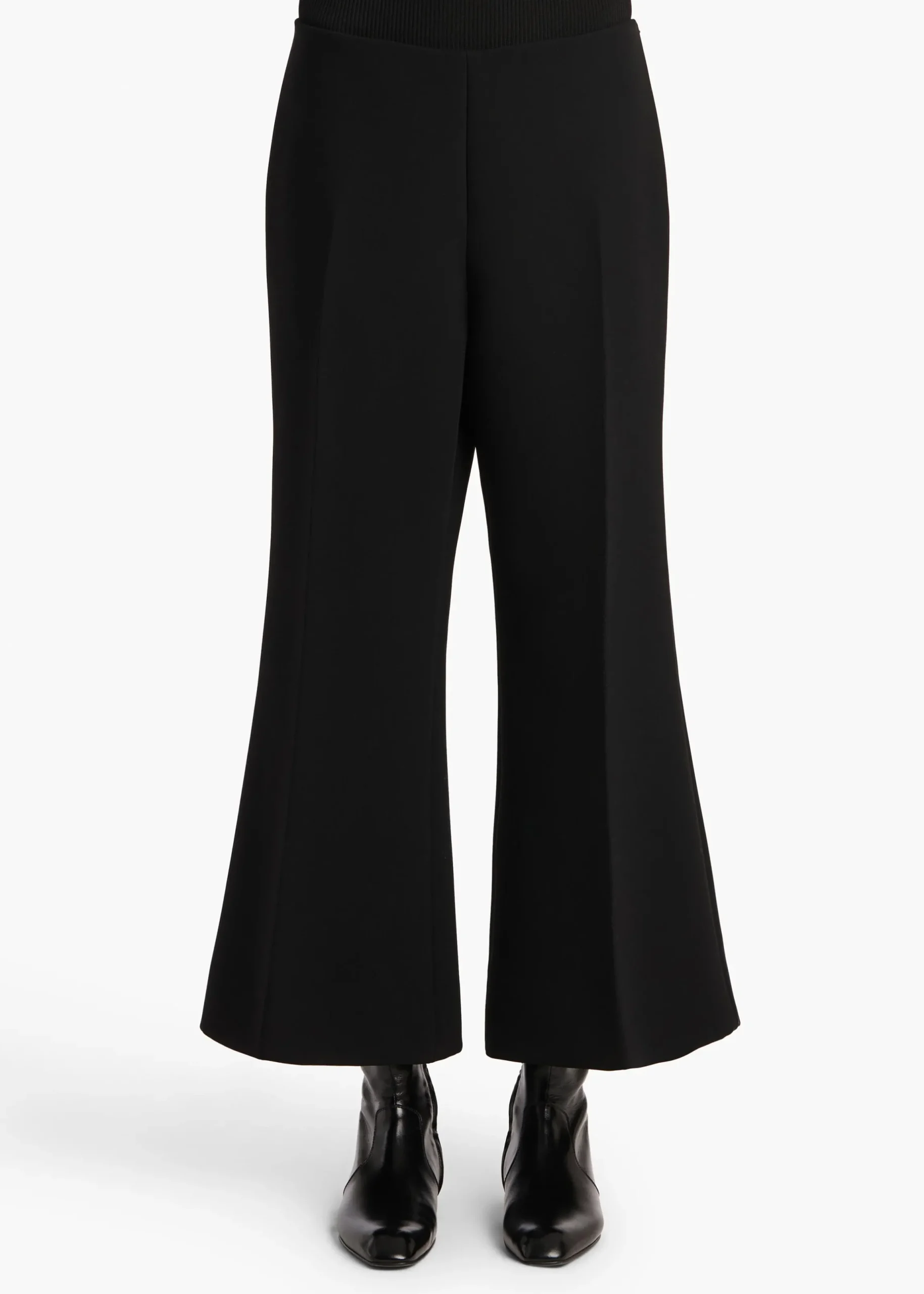Walter Pant in Black Crepe