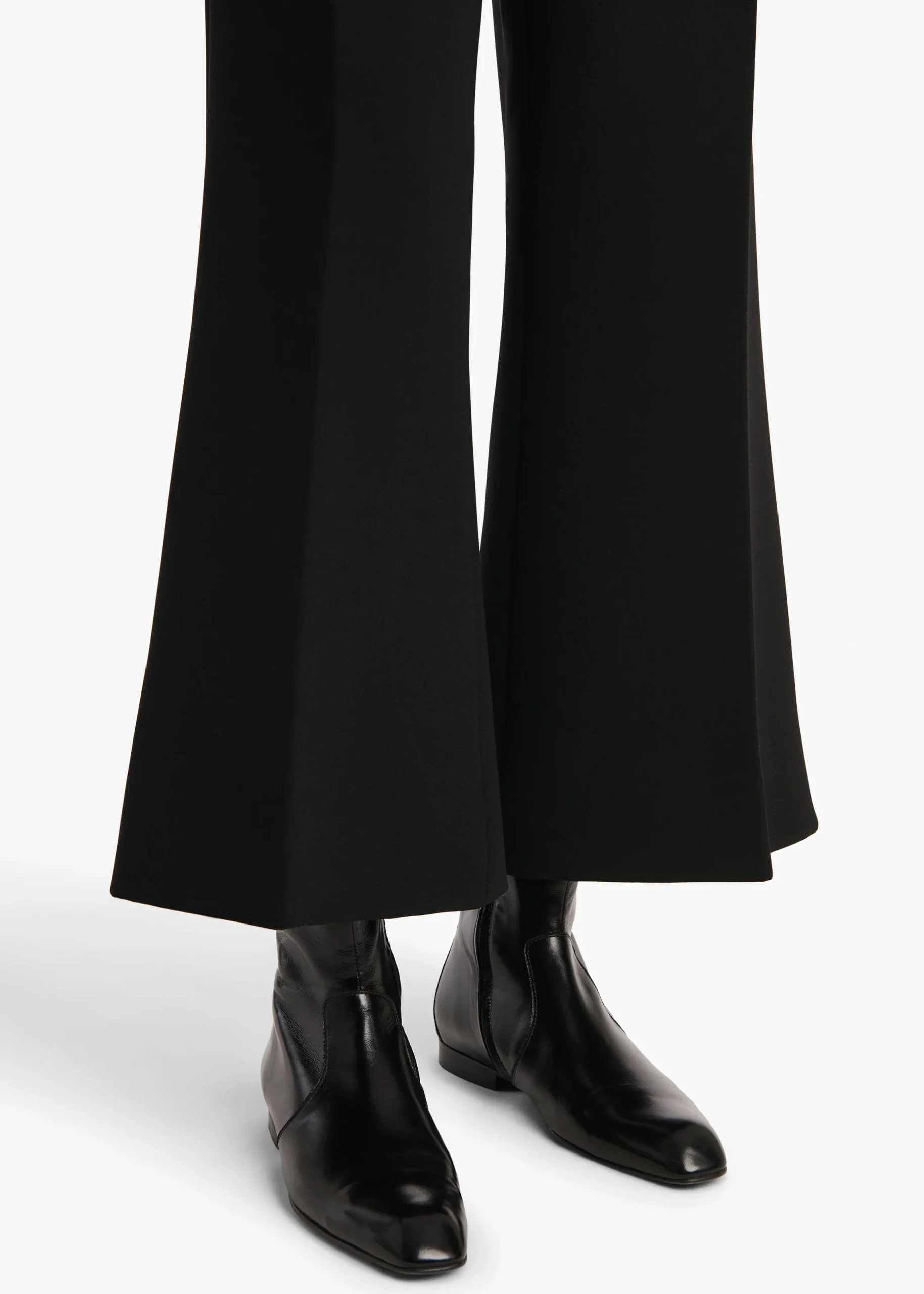 Walter Pant in Black Crepe