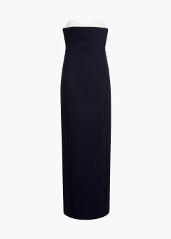 Yael Dress in Dark Navy